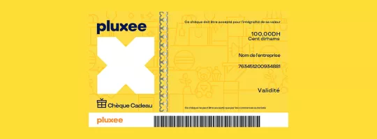 chèque cadeau pluxee maroc